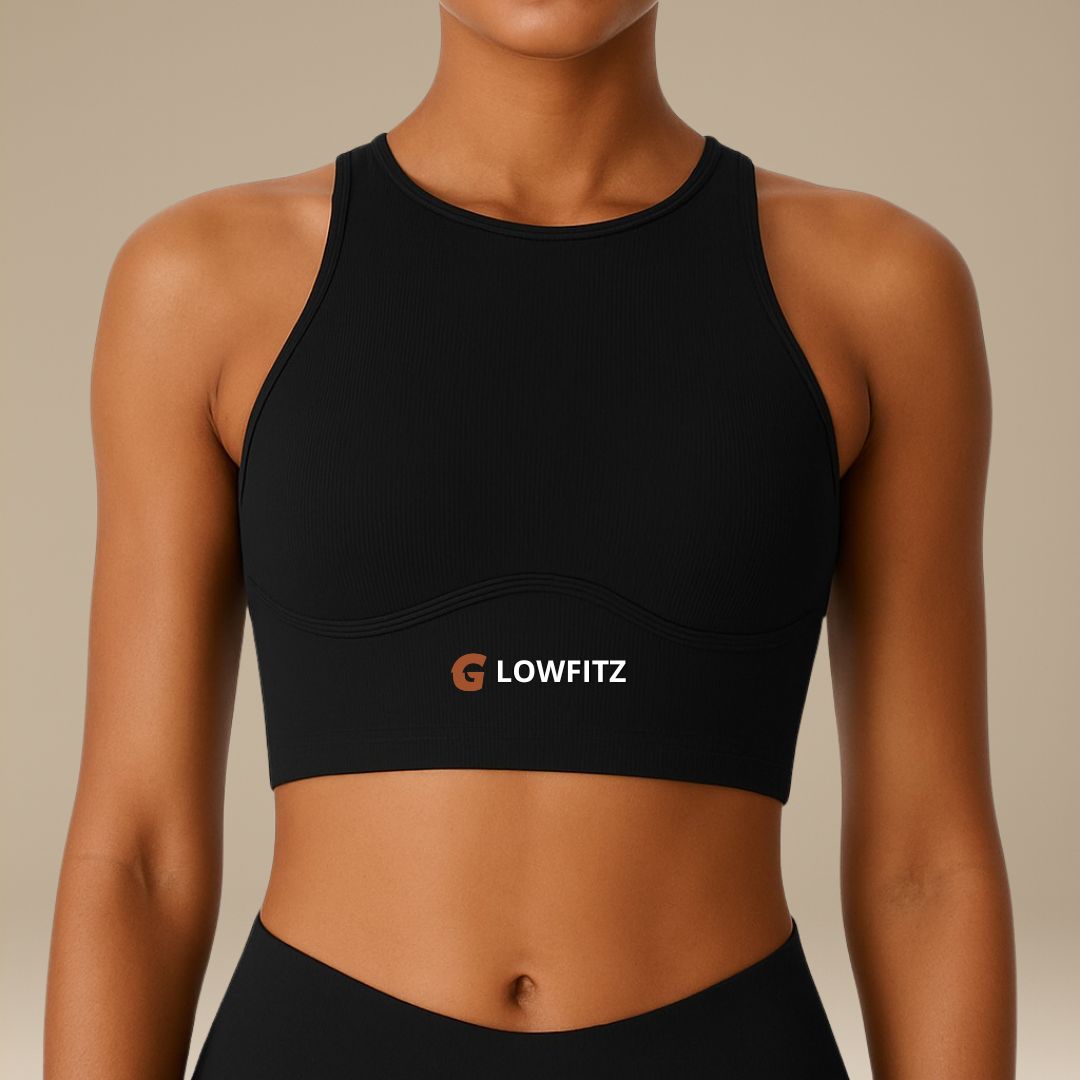 GlowFitz™ Brassière Crop respirante & sans couture
